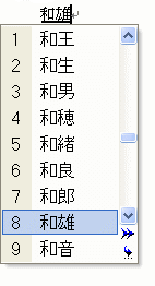 変換メニュー