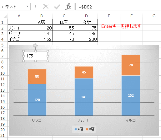 数式を確定