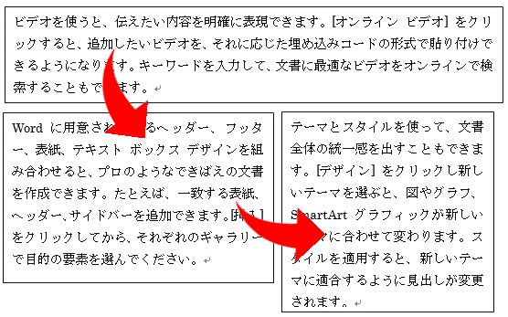 テキストボックスのリンク作成