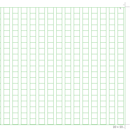 原稿用紙20×20の作成