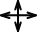 十字の形のマウスポインタ