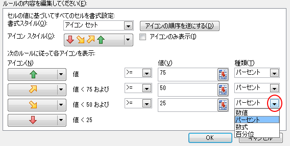 アイコンセットの種類