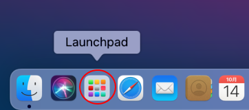 macOS Big Sur（11.6）Dockの［Launchpad］