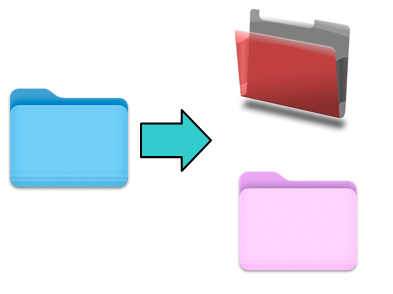 フォルダアイコンを 別の画像に変更 と カラーのみを変更 する方法 Mac 基本 初心者のためのoffice講座