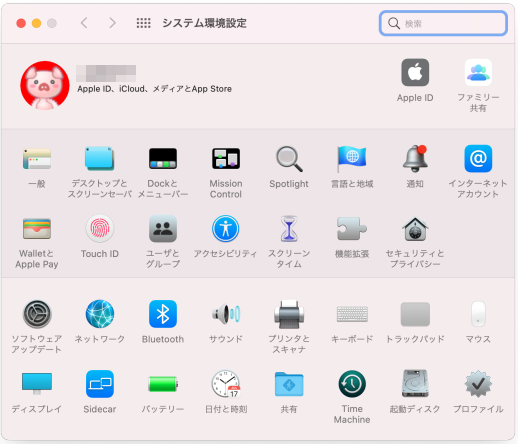 システム環境設定のカスタマイズ アイコンの非表示設定 Mac Os X Lion 初心者のためのoffice講座