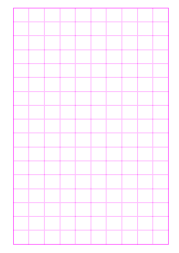 Excelの枠線でマス目印刷