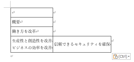 Wordに貼り付け