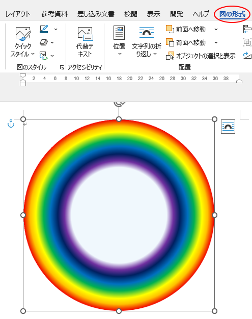 ［図の形式］タブ