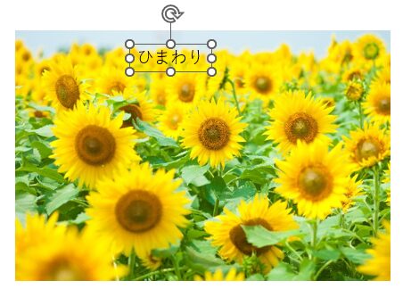 PowerPointで挿入したテキストボックス