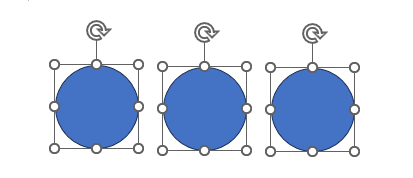 選択した複数の図形