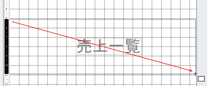 タイトルラベルを囲むように四角形を描画