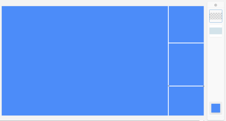 デスクトップ画像を非表示にしたペイント