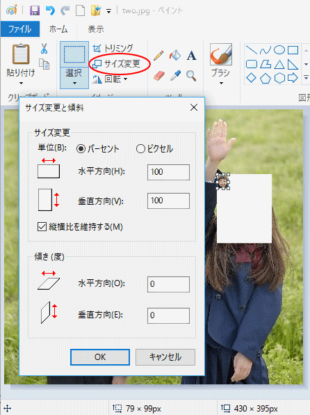 ペイントのモザイク ぼかし を数値で設定するには Windows 10 初心者のためのoffice講座 ペイントのモザイク ぼかし を数値で設定するには Windows 10 初心者のためのoffice講座