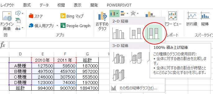 表示 excel パーセント