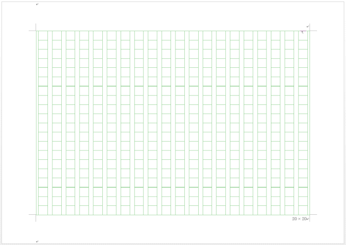 原稿用紙の作成 下線付きスタイルにして便箋のような設定もできる Word 13 初心者のためのoffice講座
