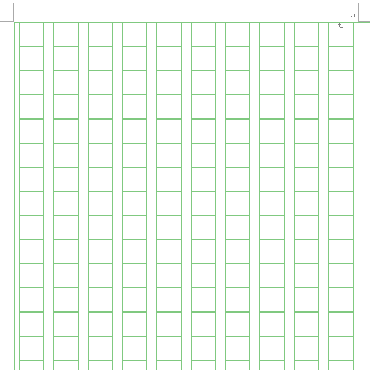 原稿用紙の作成 下線付きスタイルにして便箋のような設定もできる Word 13 初心者のためのoffice講座