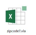 zipcode7アドイン