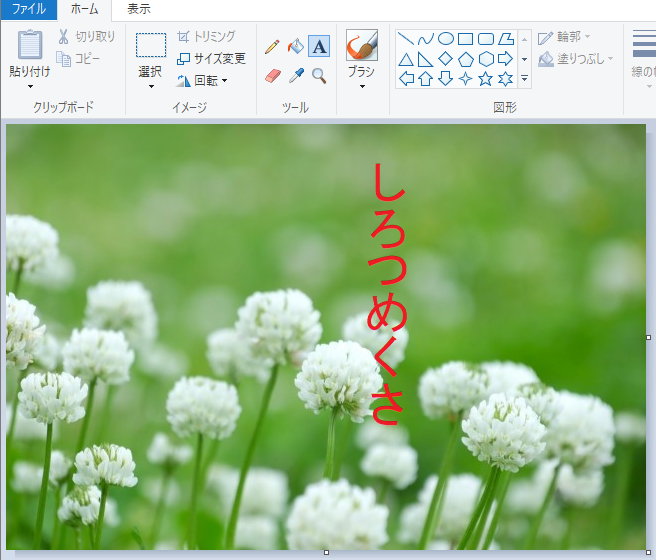 ペイントで縦書きの文字を挿入するには Windows 10 初心者のためのoffice講座